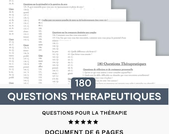 180 Referenzfragen für Therapeuten Leitfaden für Fachkräfte im Bereich psychische Gesundheit Erste Sitzung Folgesitzung Therapiesitzung