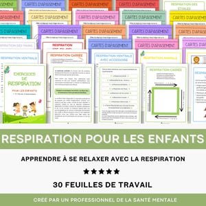 La Relaxation pour les Enfants Exercices de Respiration Coin Calme Ressources pour les Parents Enseignants Éducateurs Respiration Consciente