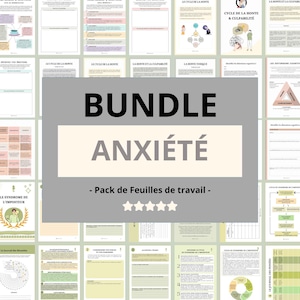 Bundle Anxiété Ressource Thérapeutique Syndrome de l'Imposteur Honte & Culpabilité Mindfulness Résilience Estime de Soi Outil Thérapeutique