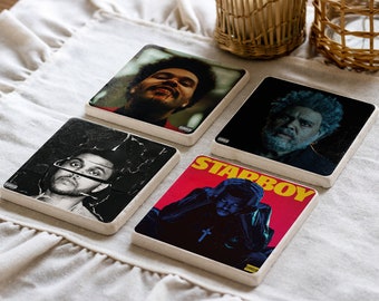 The Weeknd Coaster, The Weeknd Albume, The Weeknd Poster, The Weeknd Merch, The Weeknd Gift, The Weekend, Pop, Album Poster,Decor, Home Gift