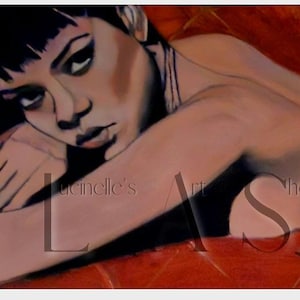 Rihanna, original photo from a shoot for GQ Magazine.