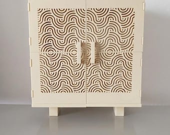 Porte pour meubles cubiques Kallax - Ikea - facile à installer - sans outils - impression 3D creality