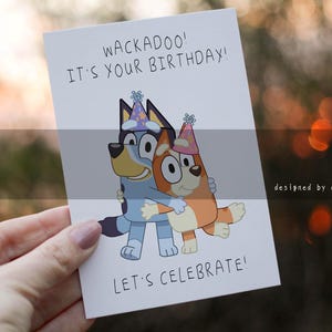 Cartoon Geburtstagskarte, Cartoon-Geburtstagsparty, Geburtstag für Kinder