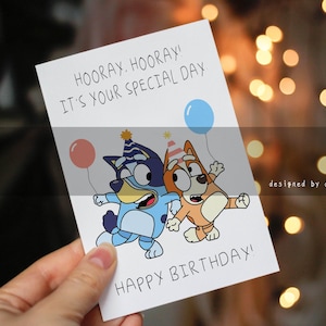 Cartoon Birthday Card, Cartoon Birthday Party, Birthday Gift For Children