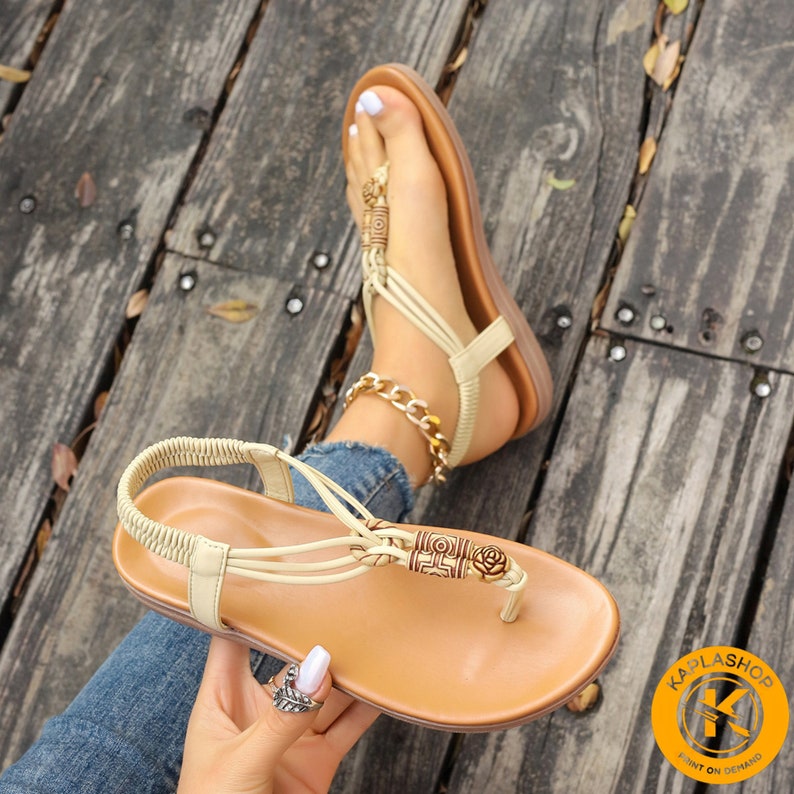 Sandalias Mujer Piel Artesanales: Una Opción Elegante y Cómoda para el Verano Sandalias Sandalias Piel Sandalias Mujer Sandalias Light Yellow