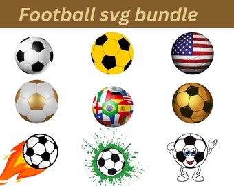 Football SVG - football contour svg - sport svg - ballon de football coupe fichier svg - Svg, Dxf, Png, Jpg