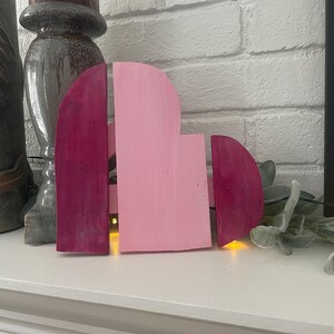 pallet heart decor