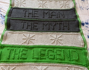 The Legend Recliner Blanket Crochet Pattern (PDF)