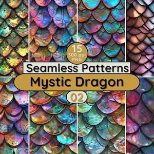 Motifs sans couture d'écailles de dragon fond PNG à télécharger pour carte Scrapbooking textile tissu papiers peints gobelets pages de journal
