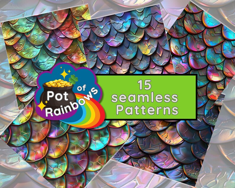 Scale Ideas Pattern Dragon Skin Scales Seamless Patterns: Mystic PNG Background (digital ...