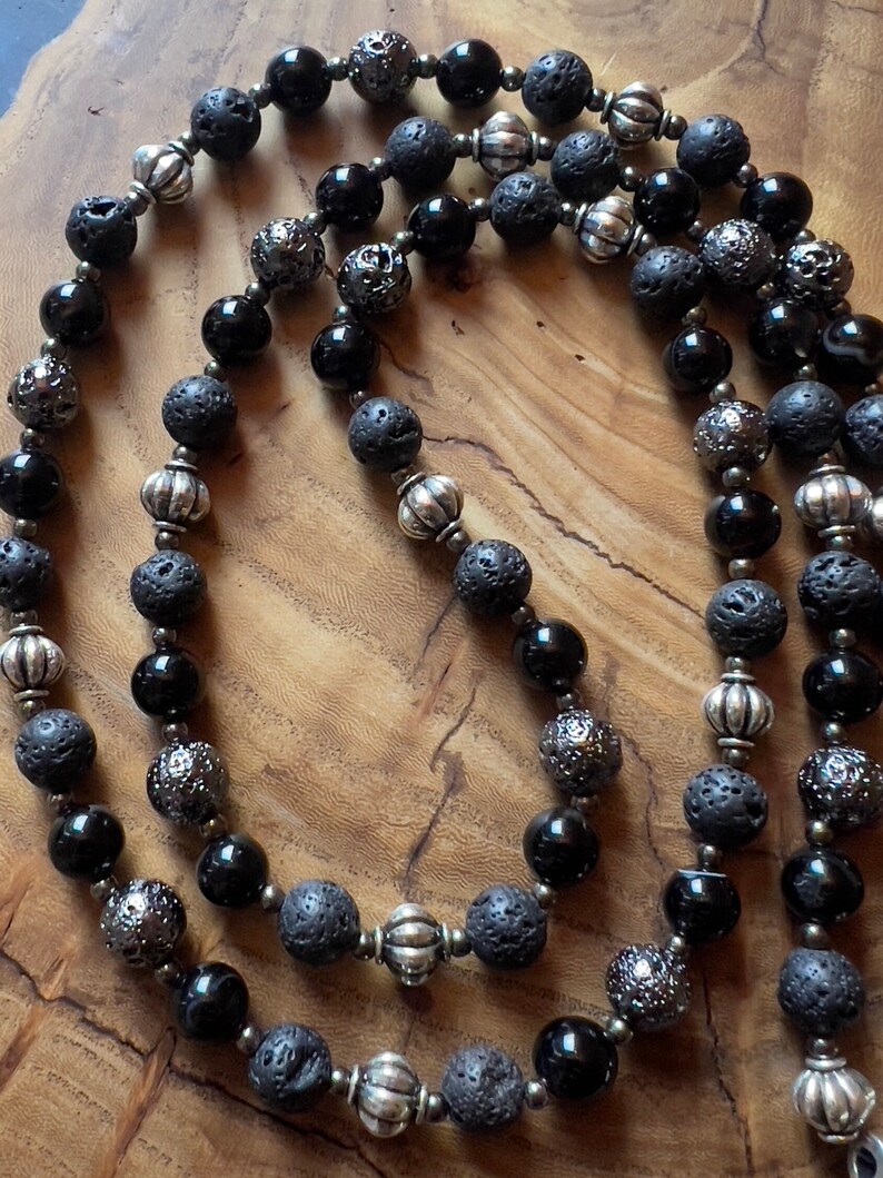 Hookah Mouthpiece on a Unique Necklace Made of Natural Stones. Etsy