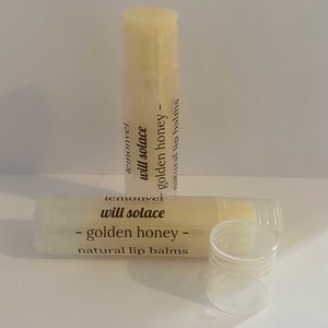 will solace | golden honey scented percy jackson lip balm