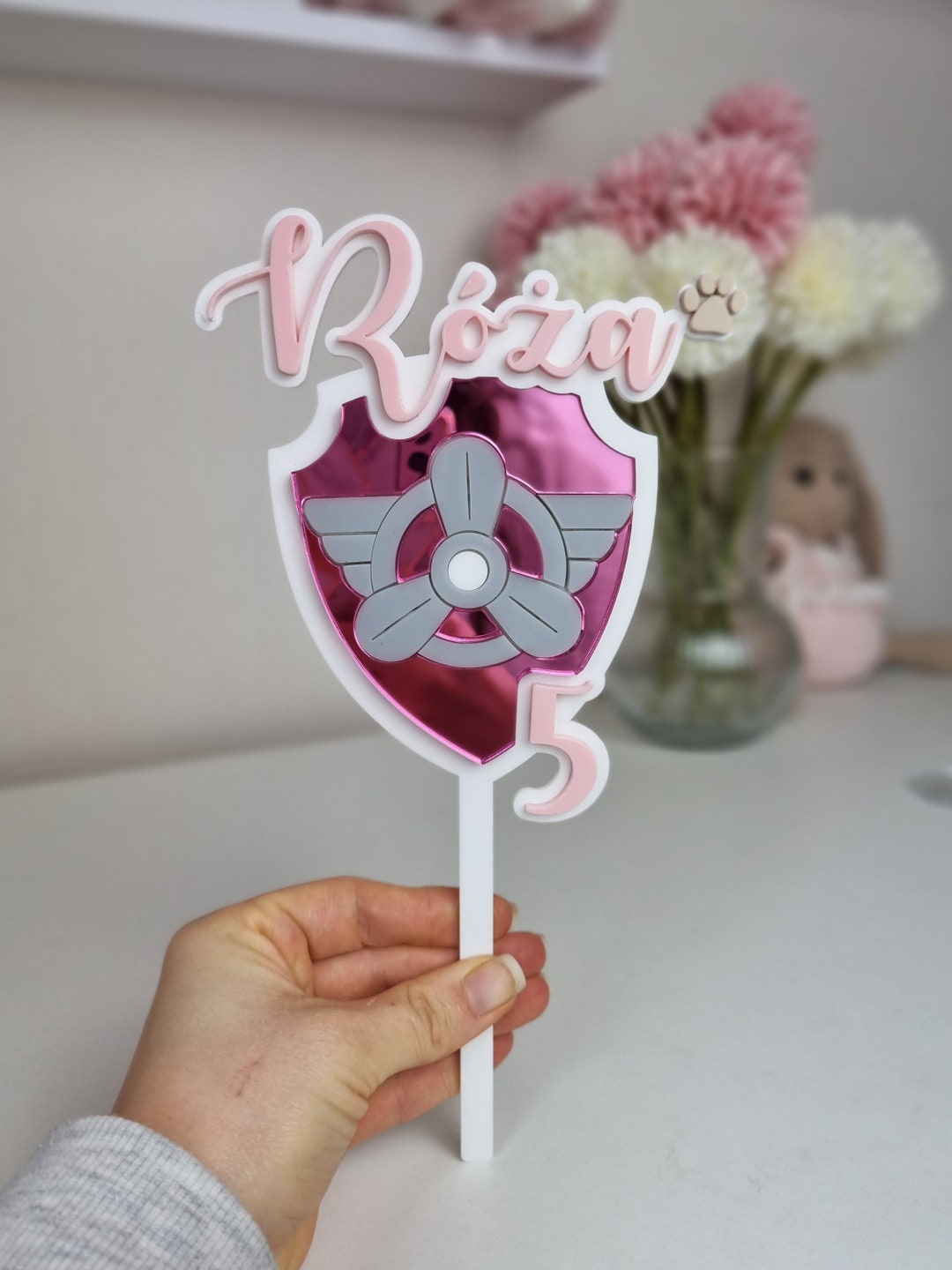 Sky Cake Topper Paw Patrol Personalized Topper - Etsy