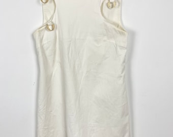 ROCCOBAROCCO Vintage weißes Abendkleid, Luxuskleid