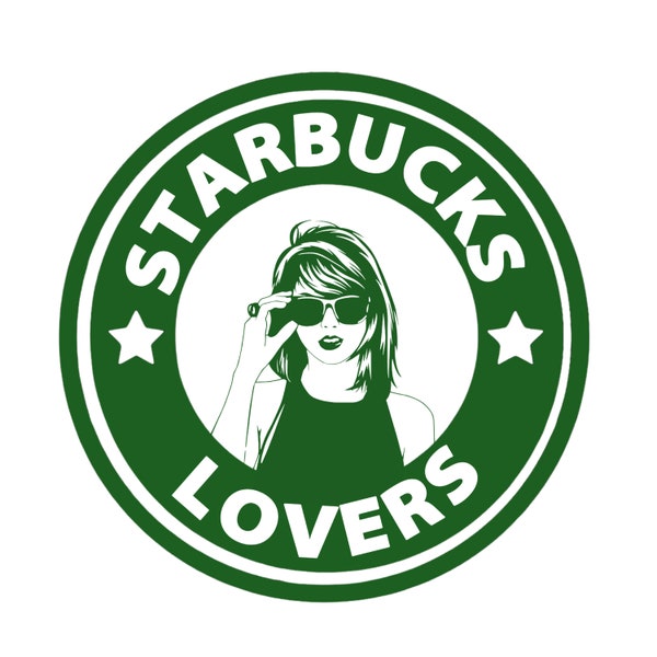 Starbucks Lovers Taylor Swift SVG, Taylor Swift Svg, téléchargement numérique, Swiftie Svg, Taylor Albums Eras Tour Svg, Taylor Swift Cricut