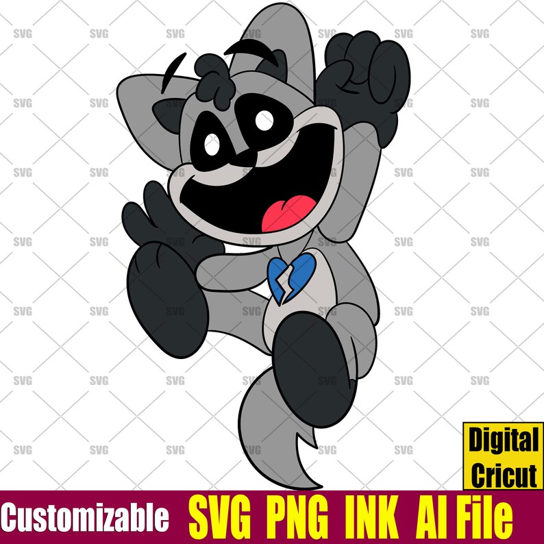 Smiling Critters Frowny Fox SVG Coloring Pages Frowny Fox Sticker SVG