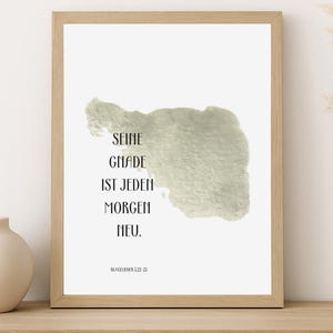 Christian poster | Bible verse poster | Gift idea | Bible verses | Lamentations 3:22 | Minimalist poster | Christian wall decor |