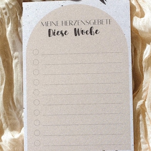 Cuaderno cristiano A6 | 50 hojas | Cuaderno | Mis oraciones más sinceras | Bloc de notas para momentos de tranquilidad | Idea de regalo | Bloc de notas para oraciones | Regalo cristiano