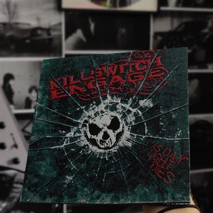 May include: A black and green vinyl record with a skull graphic and the text "Killswitch Engage As Day Light Dies".