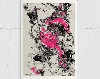 Pinkk Giclée-Kunstdruck