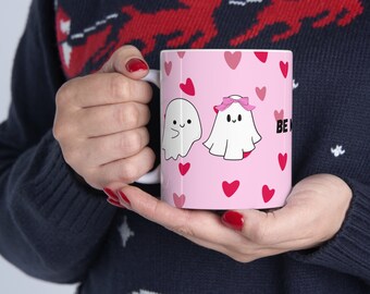 Valentine's day Mug for Him & Her | Be my Boo | Pink Love Mug