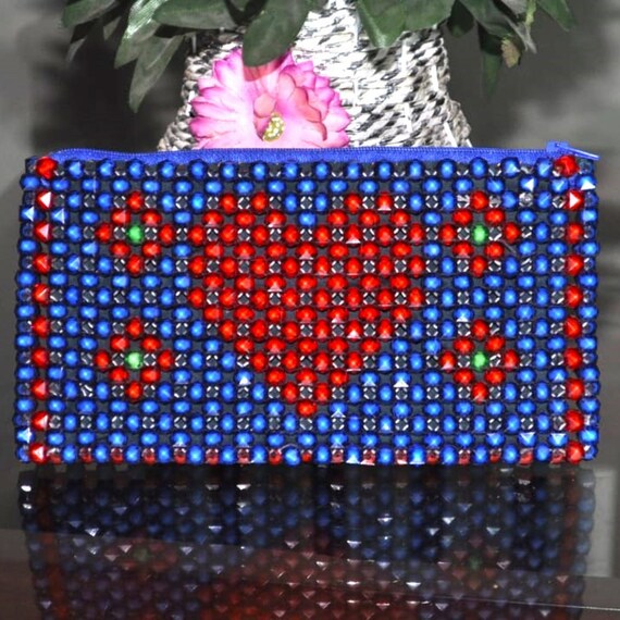 Custom beaded purse sale