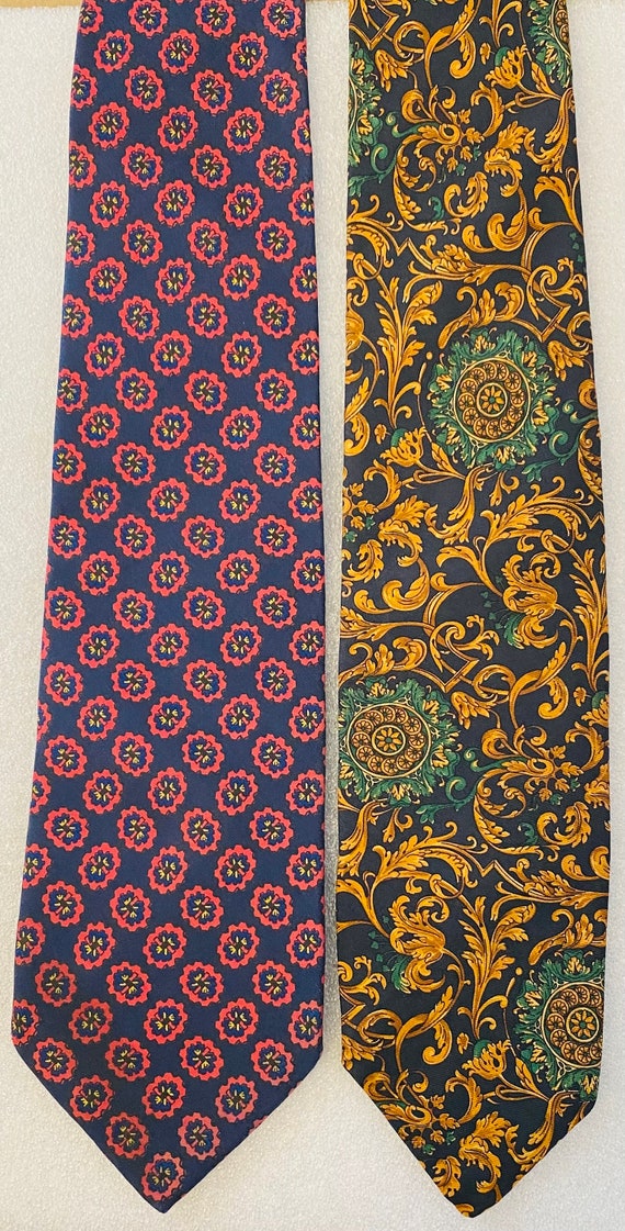 Brooks Brothers Two Tie Bundle; Hand Made in USA; 