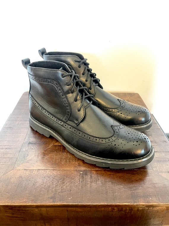 Giraldi “Milan” Black Ankle Leather Boots