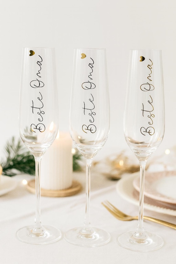 Sektglas Beste Oma |personalisierte sektgläser hochzeit | sektglas mit name | sektglas personalisiert| kleine Dankeschön Geschenke