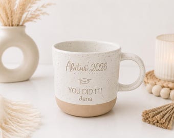 Personalisierte Tasse Abschluss  Abiturprüfung | Master | Bachelorstudium | Abschluss Geschenk | You Did It  | Uni | Prüfungsgeschenk