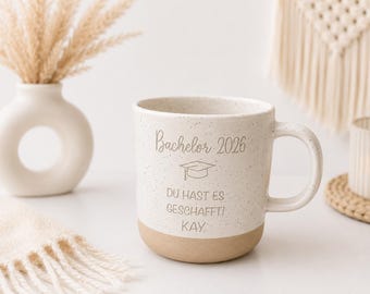 Personalisierte Tasse Abschluss  Bachelorstudium | Master | Abi | Abschluss Geschenk | You Did It | Studium | Uni | Prüfung Geschenk