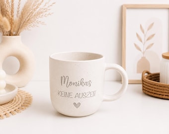 Personalisierte Tasse mit Name | Kleine Auszeit | Geburtstagsgeschenk Ideen | Kleine Aufmerksamkeit | Geschenkidee beste Freundin | Kollegin