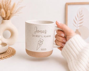 Tasse personalisiert | Einschulung Geschenk Erstklässler | Einschulungsgeschenke Jungs | Mädchen  | Schulanfang | Geschenk von Patentante