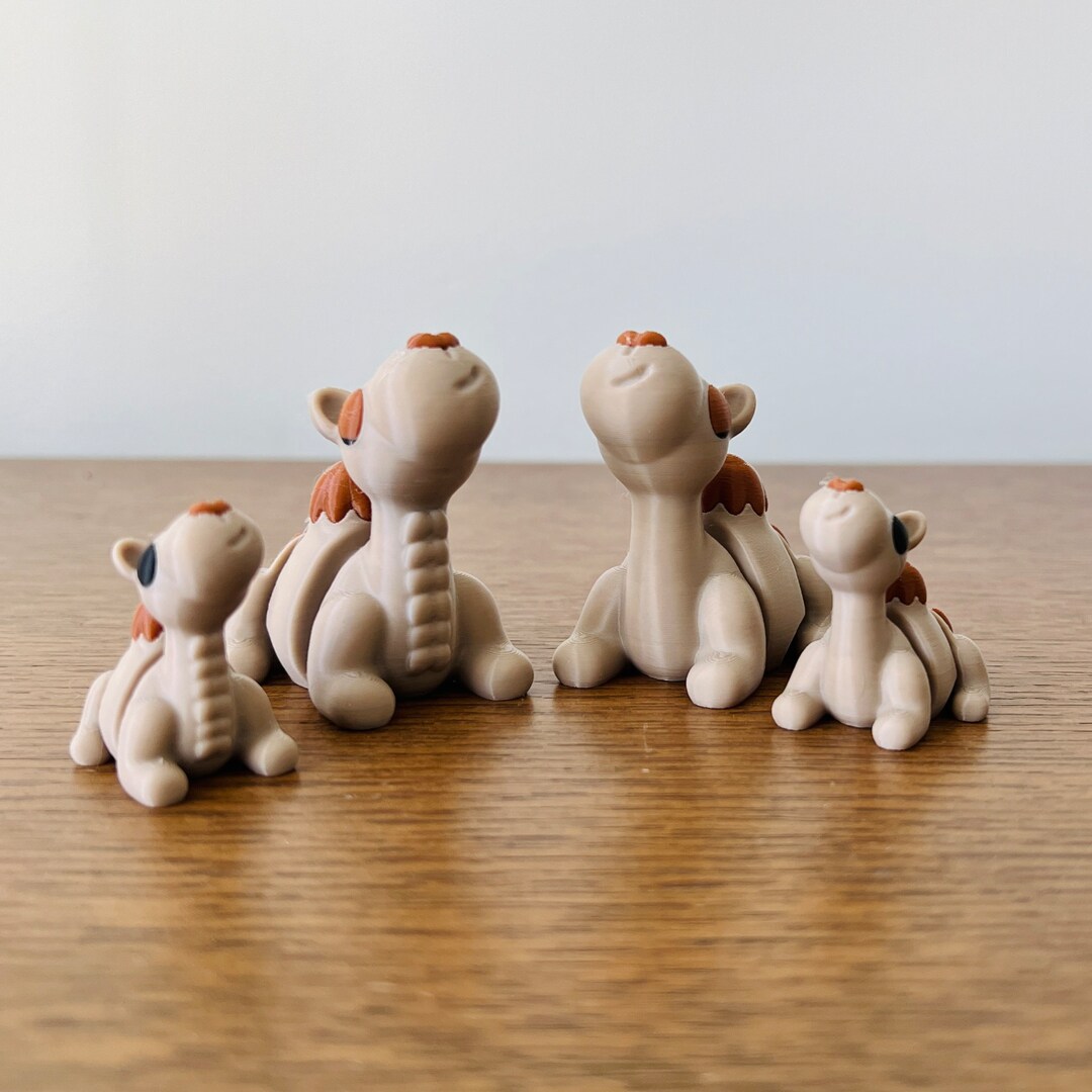 Mini Action Camel 3D Printed Mini Camel Multiply Sizes Available Assorted Sensory Pets ...