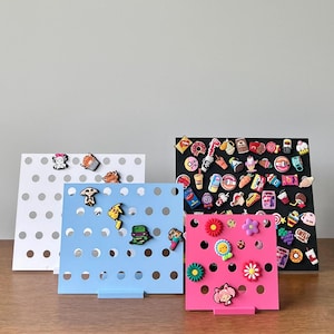 Jibbit / Shoe Charm Display Stand Organiser | Croc Charms for Clogs Storage