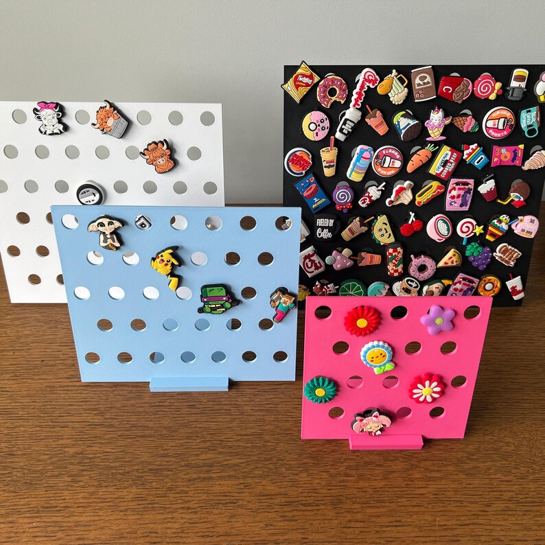 Jibbit / Shoe Charm Display Stand Organiser | Croc Charms for Clogs ...