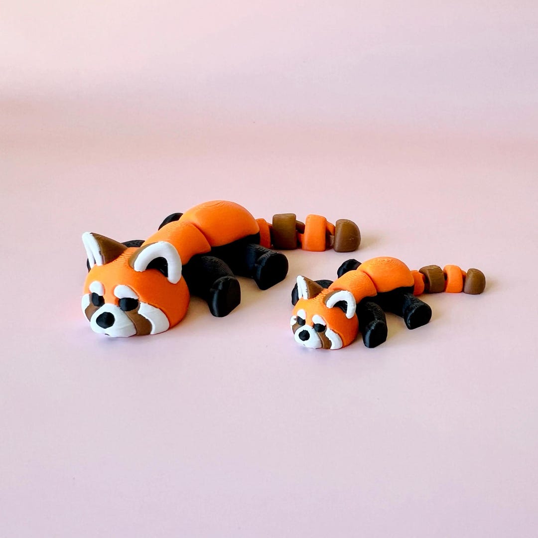 Mini Red Panda | Sensory Pets | Flexible | Cute Mini Gift | Articulated ...