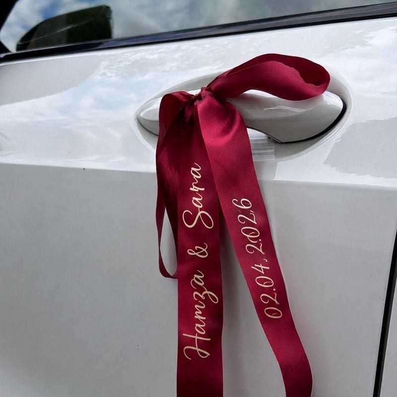 Wedding Car Ribbon - Etsy UK