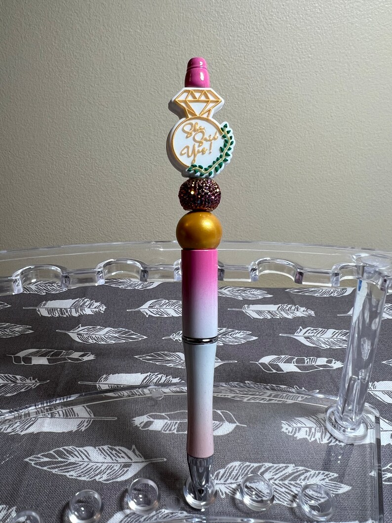Bridal Engagement Set pen, Wine Stopper, Keychain Bridal Gift, Unique