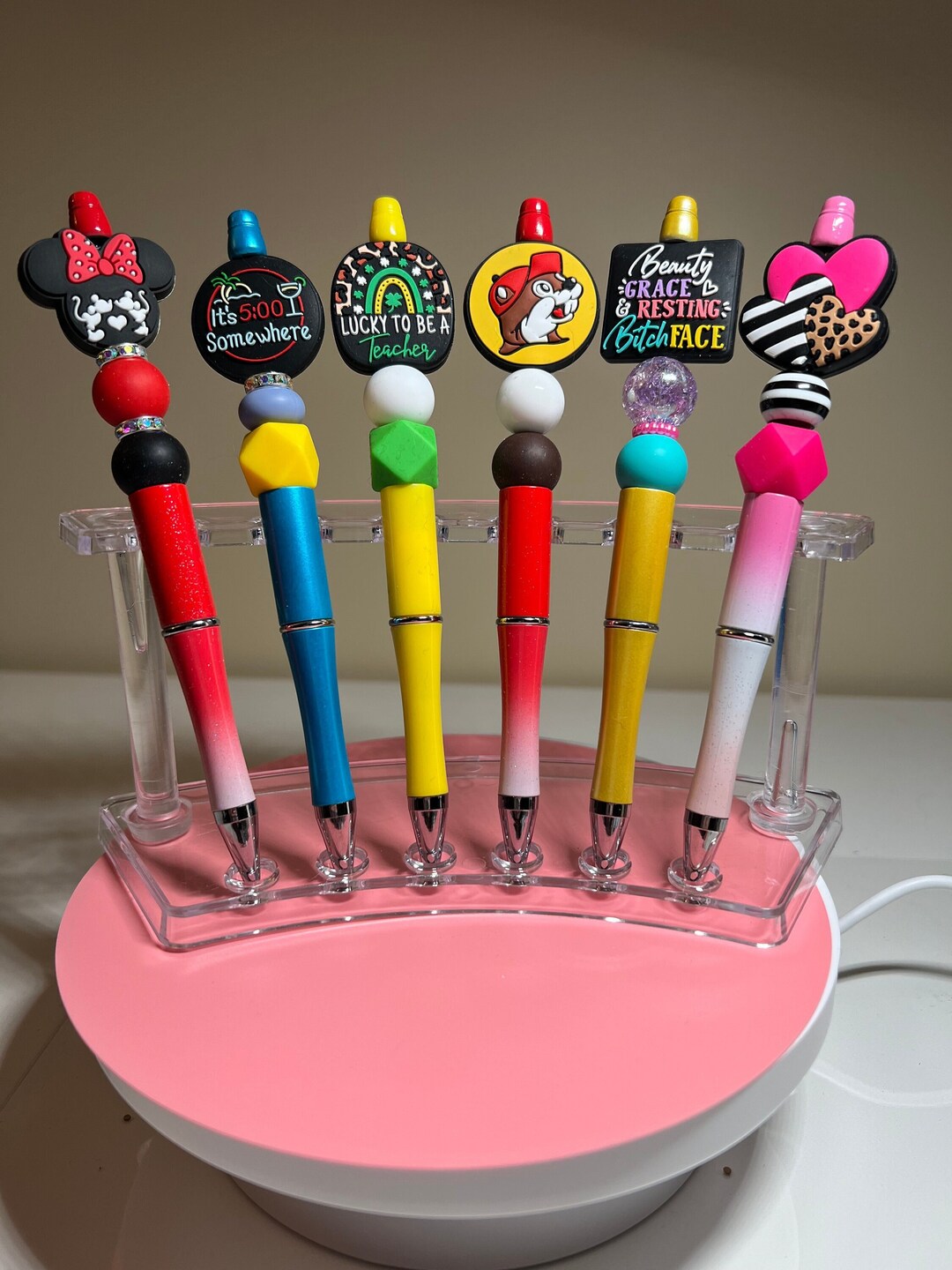 Ink Pens/teacher/focal Beads/fun Pens/ Gifts/mother's Day/sarcastic ...