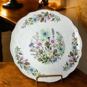 Aynsley Cake Plate and Knife - Etsy