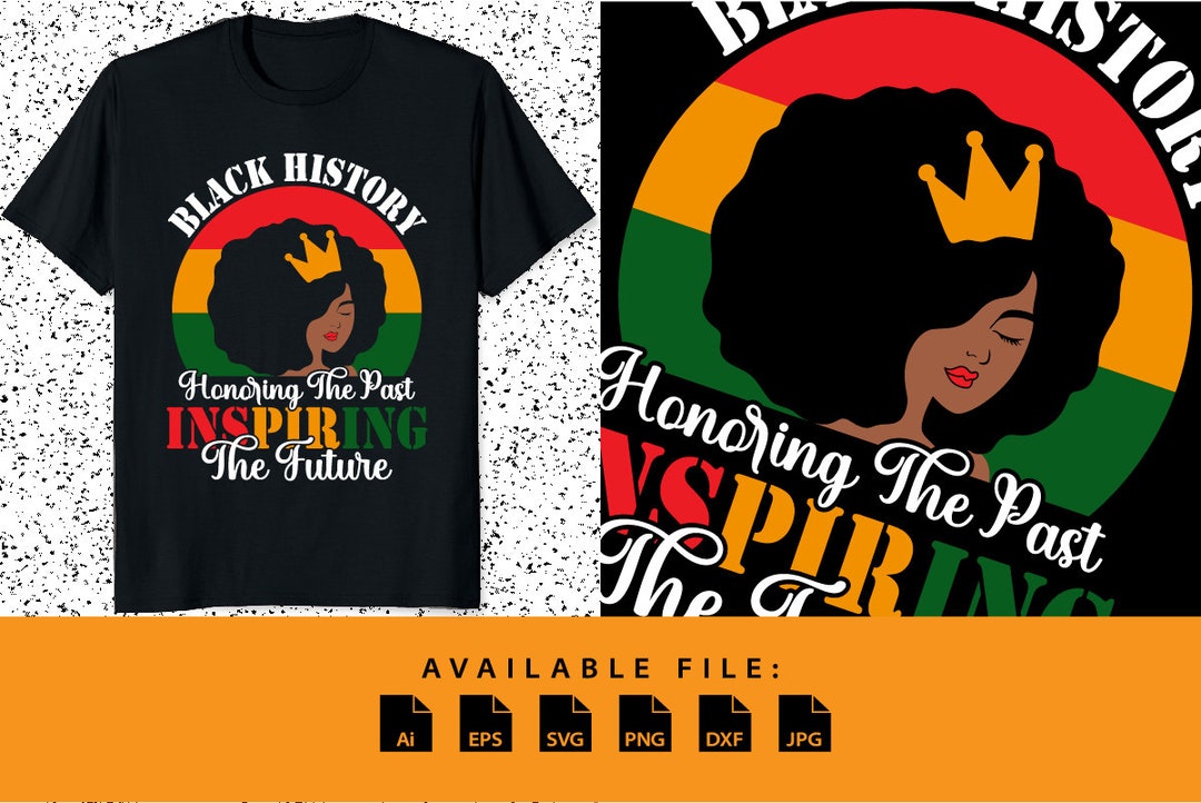 Black History Honoring the Past Inspiring the Future Teacher Svg, Black ...