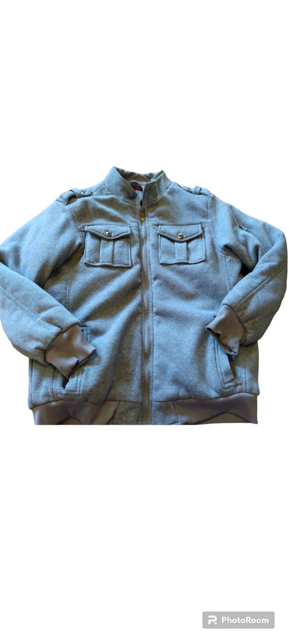 Vintage mens grey sports jacket size medium - image 5
