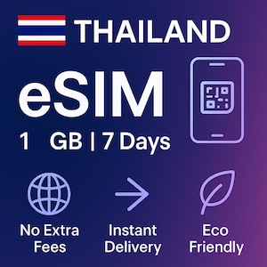 eSIM Thailand: 1 GB - 7 Days