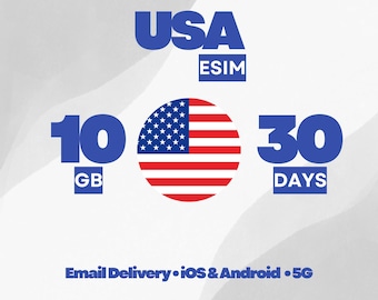 eSIM USA: 10 GB - 30 Tage