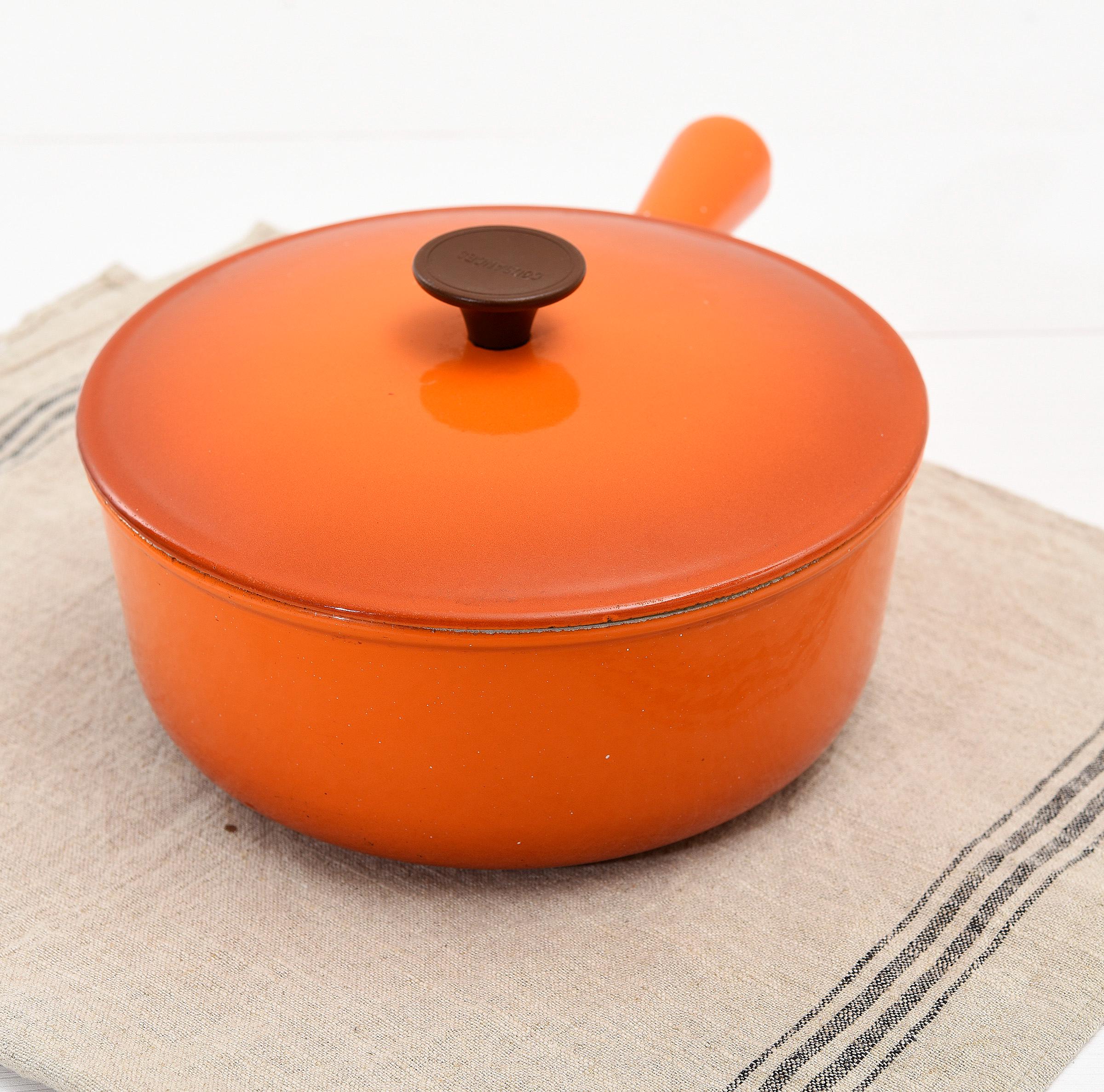Le Creuset Cousances Orange Flame Dutch Oven Size 22 – Vintage