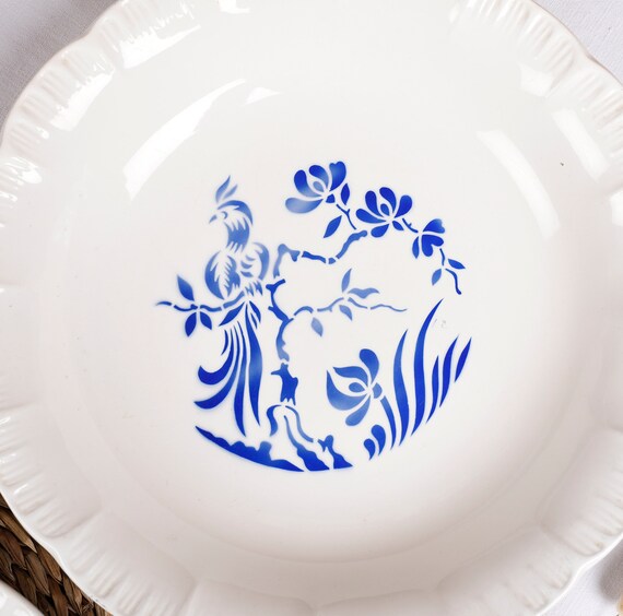 ディゴワンのプレート。フランスのアンティークプレート2枚セット