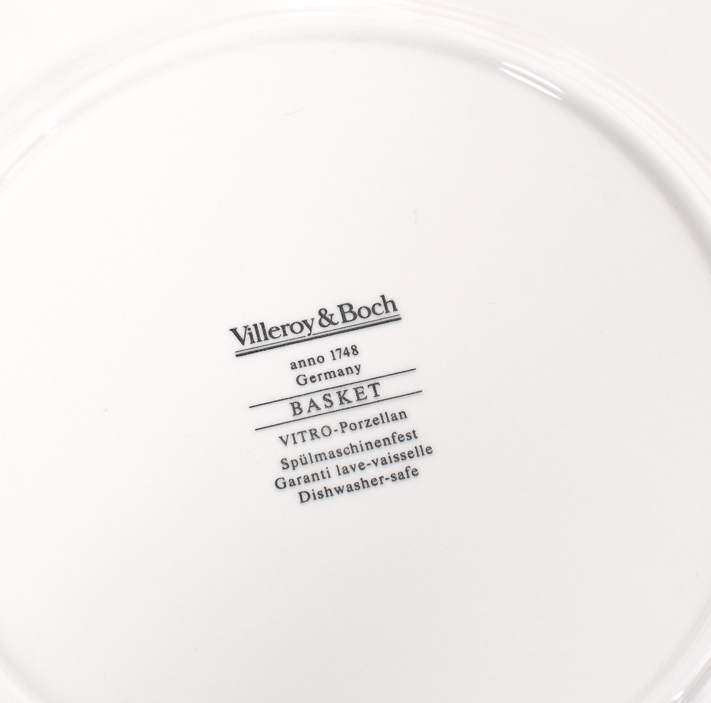 Villeroy & Boch バスケットディナープレートセット - ドイツ製 Vitro