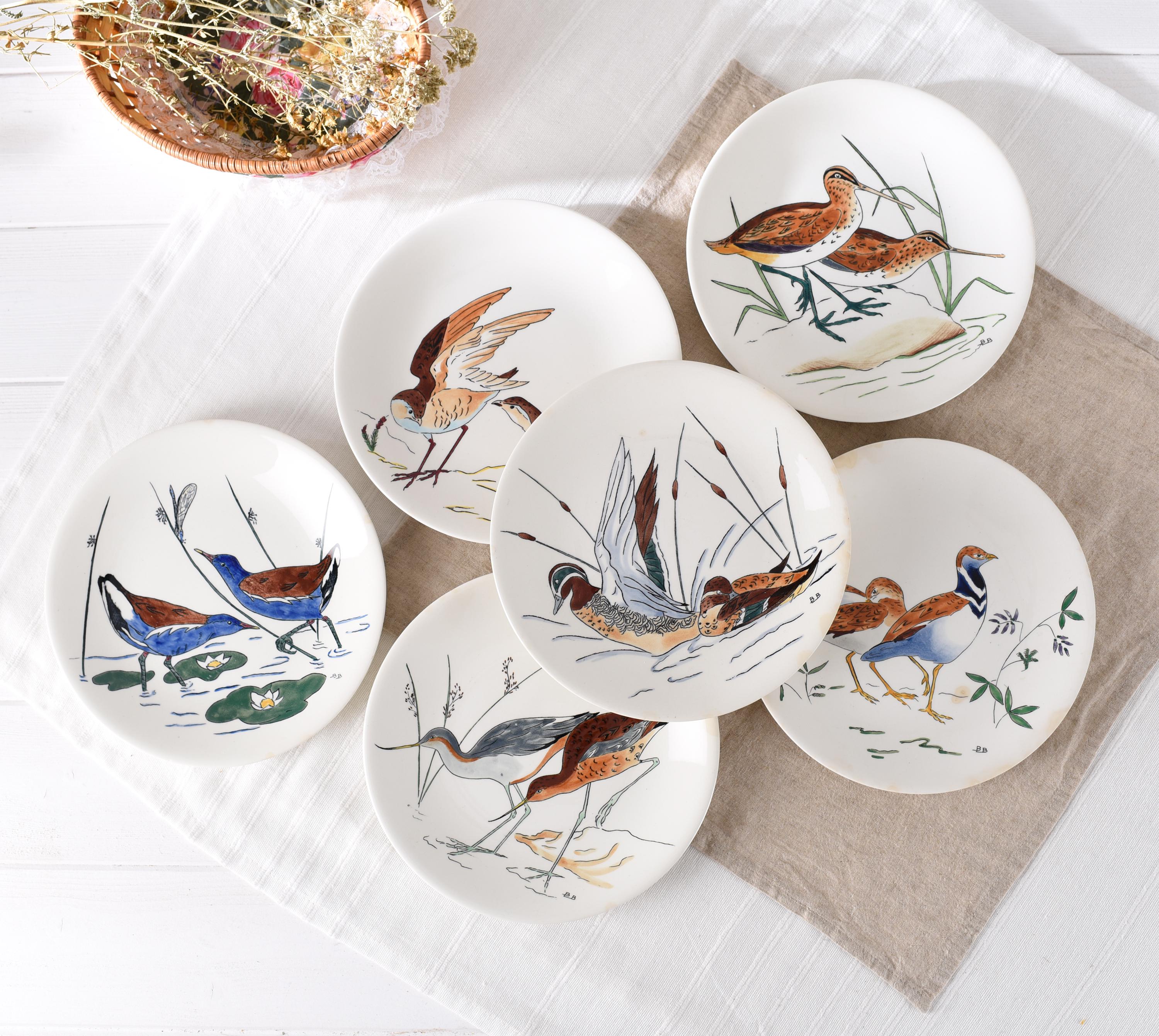 ジアン　ランブイエ 皿　鳥　鴨　ダック　ディナープレート 26㎝　ラパン Gien rambouillet - Etsy 日本