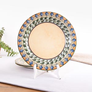 Antique Gien Plate. Vintage Large Dinner Plate of the Iconic Model Les Jardins d&#39;Eau